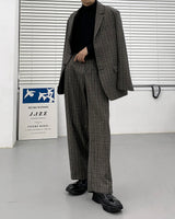 ミダスチェックブレザー / Midas Check Blazer (2 colors)
