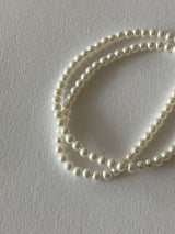 [92.5silver] スワールパールネックレス_4mm