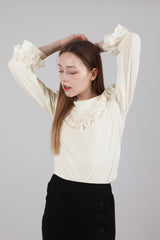 レースシフォンブラウス / Lace Chiffon Blouse