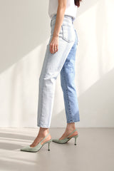 クルエラジーンズ / CREUELLA JEANS / UNBALANCE STRAIGHT DENIM PANTS