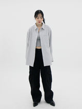 オックスストイプシャツ / Ox Stripe Shirt (3color)
