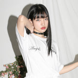 Stud Leather Choker - BLACK