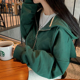 エンブロイダリー２wayフーディジップアップ