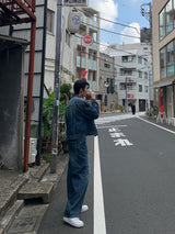 ログブラッシュデニムパンツ