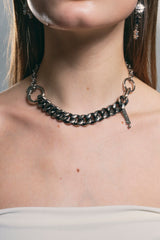 NO.300 [BLACK] KEYCHAIN NECKLACE 