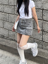 キュートキュービックスリムTシャツ / Cute cubic slim t-shirt