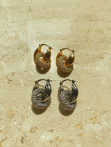Vera Double Cubic Earrings (6655981158518)