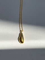 [92.5silver] melting necklace (gold)