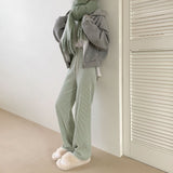 [BELLIDE MADE / 2 lengths] velour corduroy training pants