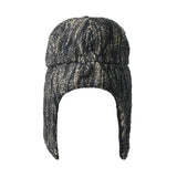 BSRABBIT EARFLAP HAT MULTI GREEN