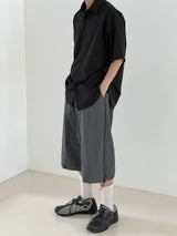 Capri wide string pants