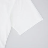 GLITTER LOGO T-SHIRT - WHITE