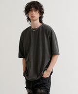 バックロゴピグメントTシャツ