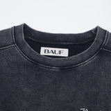ビンテージウォッシングスウェットシャツ / vintage washing sweatshirt [black]