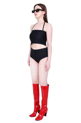 レイヤードビキニショーツ/layered bikini shorts (black)