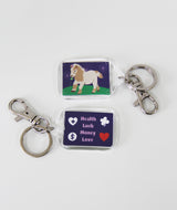 777 pony keyring