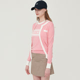 Logo jacquard knit set-up_pink (6659923869814)