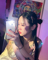 Melted heart hairpin (6685442703478)