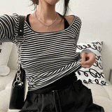 ブリーンストライプ長袖Tシャツ