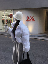 [BELLIDE MADE] スモーククリーミー2wayショートパッディング