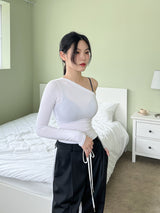 アンバランスウォーマーセットアップ/Unbalance Warmer Set T-shirt (3color)