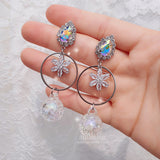 アイシーブルームイヤリング / Icy Bloom Earring - Rainbow (Han Hyojoo Earring)