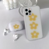 ブラーリングフラワーイェローフォンケース / Blurring Flower yellow Phone Case