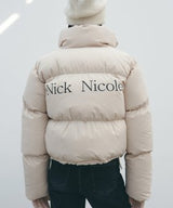 NICOLE VOLUME PUFFER SHORT PADDING_CREAM