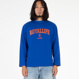 RLL1102 バーシティアーチロゴロングスリーブ/RLL1102 Varsity Arch Logo Long Sleeve - Blue
