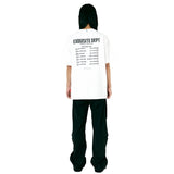 ホワイト スペースツアーTシャツ