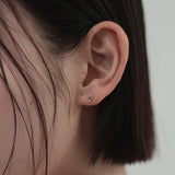 [シングルピアス] 14K ゴールドグリーンピアス / [single earring]14K gold green earring
