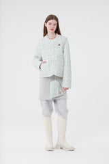 チェリーパッカブルキルティングジャケット / CHERRY PACKABLE QUILTING JACKET [IVORY]