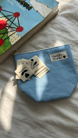 ロゴラベルポーチバッグ / HADDE LOGO LABEL POUCH BAG