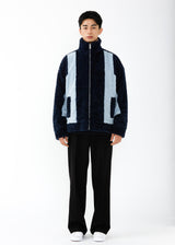 Color Blocked Fleece Zip-Up (6594035089526)