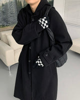 AZロングウールフードコート/AZ Long Wool Hooded Coat (3 colors)