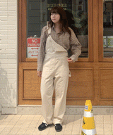 クラウドオーバーオールパンツ