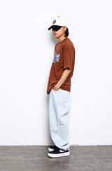 バギーデニムパンツ/MBSRCOPT103 MID90 BAGGY DENIM PANTS ICEBLUE