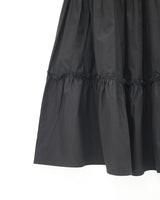 フリルカンカンロングスカート/Frill kangkang long skirt (3color)