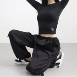 [NONCODE] New Dell Embroidery Crop T-shirt