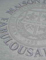 UNISEX Shield Pattern Sweatshirt MelanGray(FCD1TS103M)
