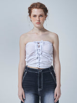 アイレットチューブトップ / EYELET TUBE TOP