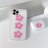 ブラーリングフラワーピンクフォーンケース / Blurring Flower pink Phone Case