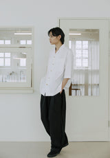 サイドバルーンパンツ / unisex side balloon pants black