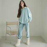 CORDUROY JOGGER PANTS (LIGHT BLUE) (6645967061110)