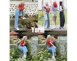 ワイドフィットライトブルーデニムパンツ/ACTRESS YOOSUN, WJSN YEON-JUNG, RED VELVET JOY, RAPPER JESSIE, MAMAMOO MOON-BYUL, GIRLFRIEND YERIN, MOMOLAND NANCY, IZ*ONE EUNBI, APINK BOMI WORN WIDE FIT LIGHT BLUE DENIM PANTS [6055]