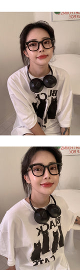 ブラックキャッツショートスリーブTシャツ / Black Cats Short-Sleeved T-Shirt