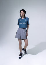 Sports Crop T-Shirts - Blue