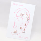 ヨリヨリフラワーピアス / [Styling] Yeori Yeori Flower Piercing 5 Set