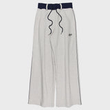 PIPING STRAIGHT SWEATPANTS (GREY) (6675307659382)