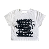 ウェンズデーtシャツ